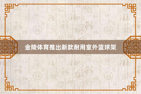 金陵体育推出新款耐用室外篮球架